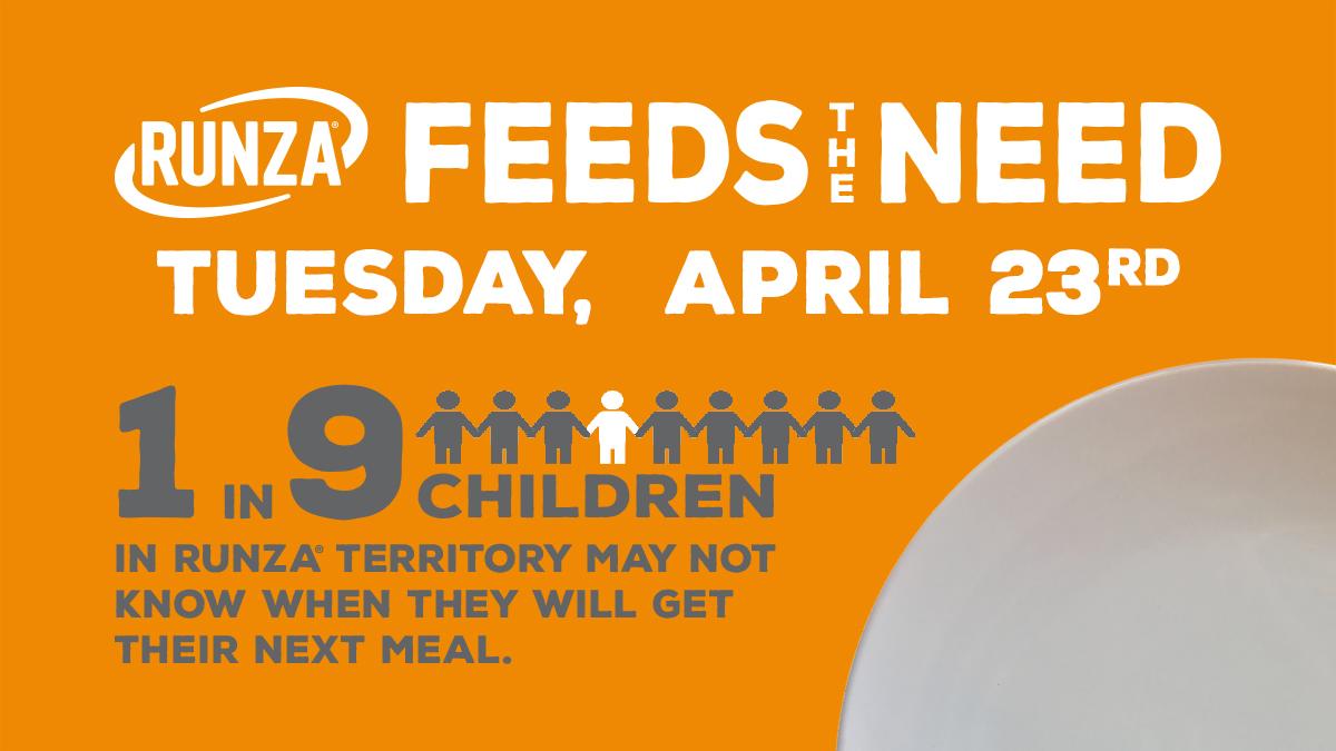 Feed the Need - Tuesday, April 23rd
