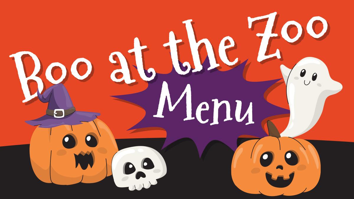 2025 Boo at the Zoo Menu