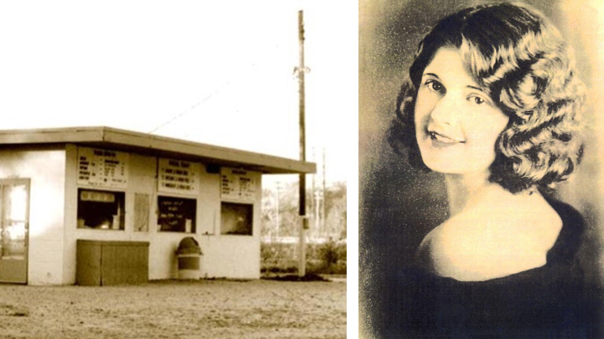 Sally Everett and the First Pioneers Park Location