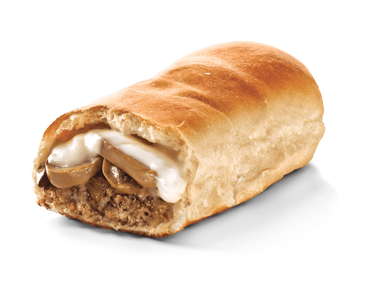 Swiss Mushroom Runza Sandwich