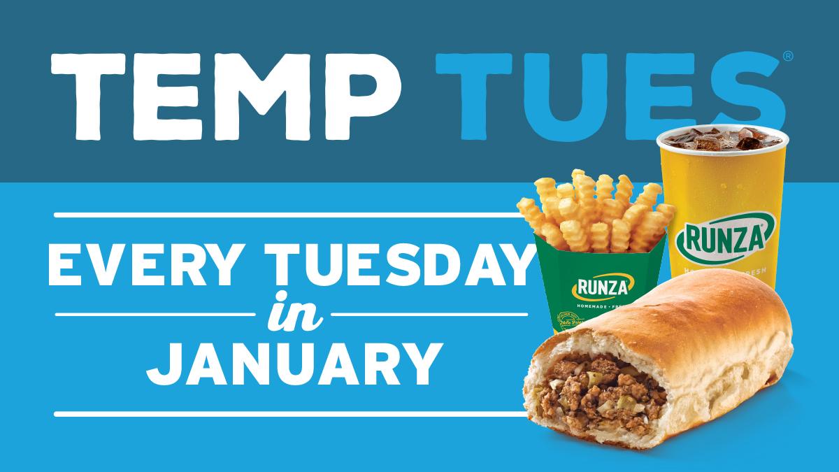 Every Tuesday in January is temp tuesday